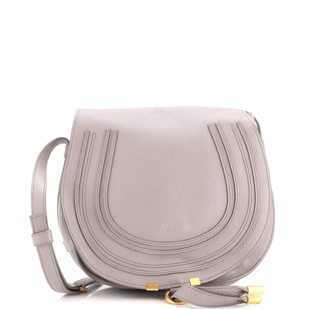 Chloe Medium Marcie Saddle Bag Leather